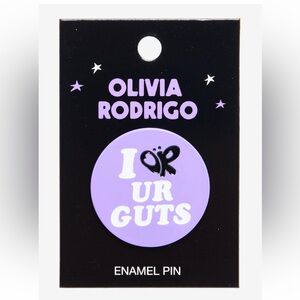 Olivia Rodrigo‎ Ur Guts Enamel Pin Hot Topic Sour Guts